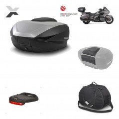 SHAD Baul trasero + herraje montaje accesorios SH59X ALU KIT-182711