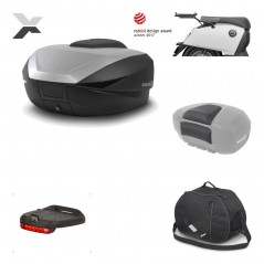 SHAD Baul trasero + herraje montaje accesorios SH59X ALU KIT-182960