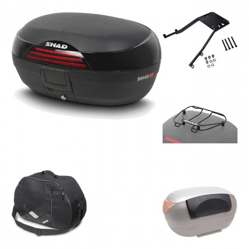 SHAD Baul trasero + herraje montaje accesorios SH46 SH 46 NEW MODEL KIT-183007