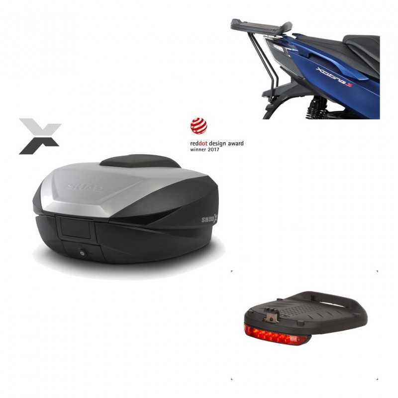 Back trunk + big top fitting + brake light  SH59X ALU