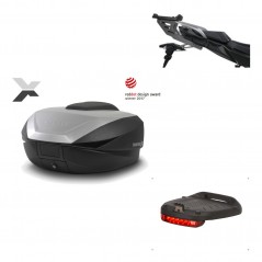 SHAD Baul trasero + herraje montaje luz de freno SH59X ALU KIT-182761