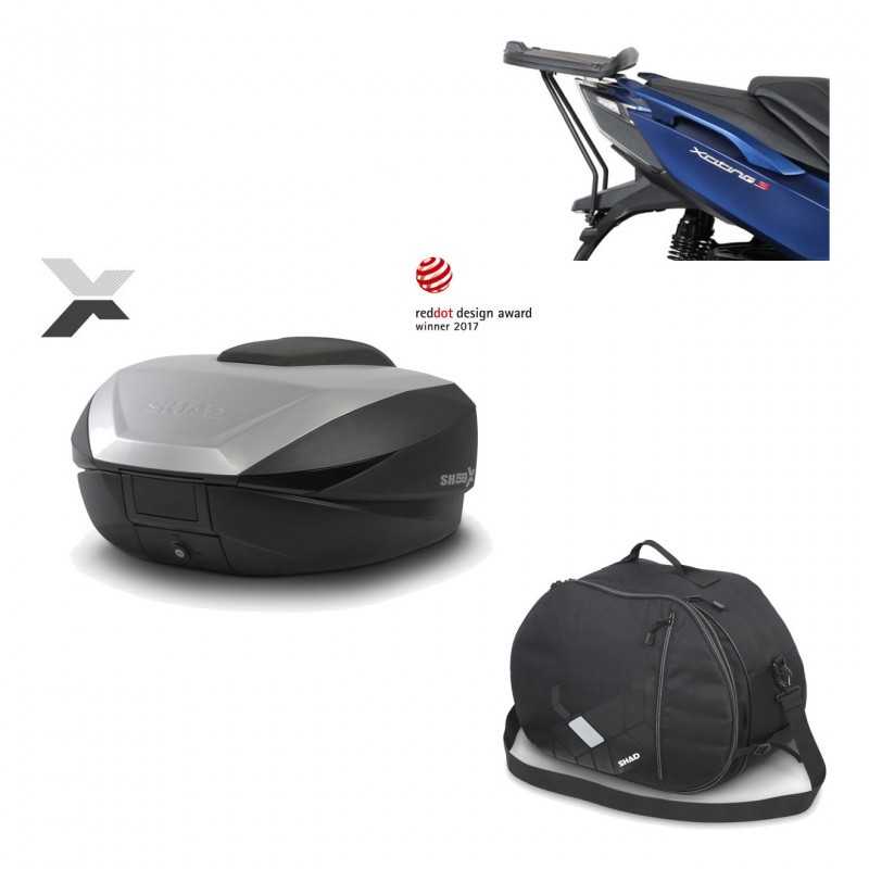 Back trunk + big top fitting + internal bag  SH59X ALU