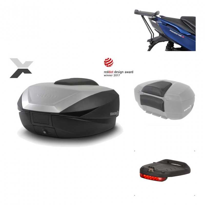 SHAD Baul trasero + herraje montaje accesorios SH59X ALU KIT-182717