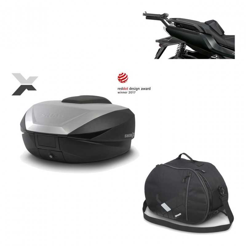 Back trunk + big top fitting + internal bag  SH59X ALU