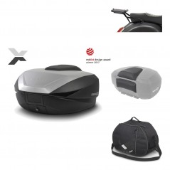 Rear trunk + mounting hardware + accessories  SH59X ALU