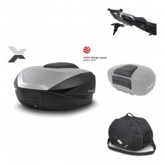 Rear trunk + mounting hardware + accessories  SH59X ALU