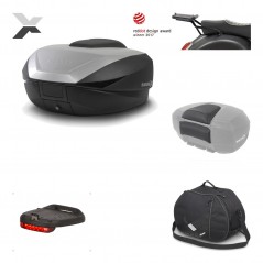 SHAD Baul trasero + herraje montaje accesorios SH59X ALU KIT-182919