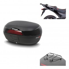 SHAD Baul trasero + herraje montaje parrilla portabultos superior SH46 SH 46 NEW MODEL KIT-183065