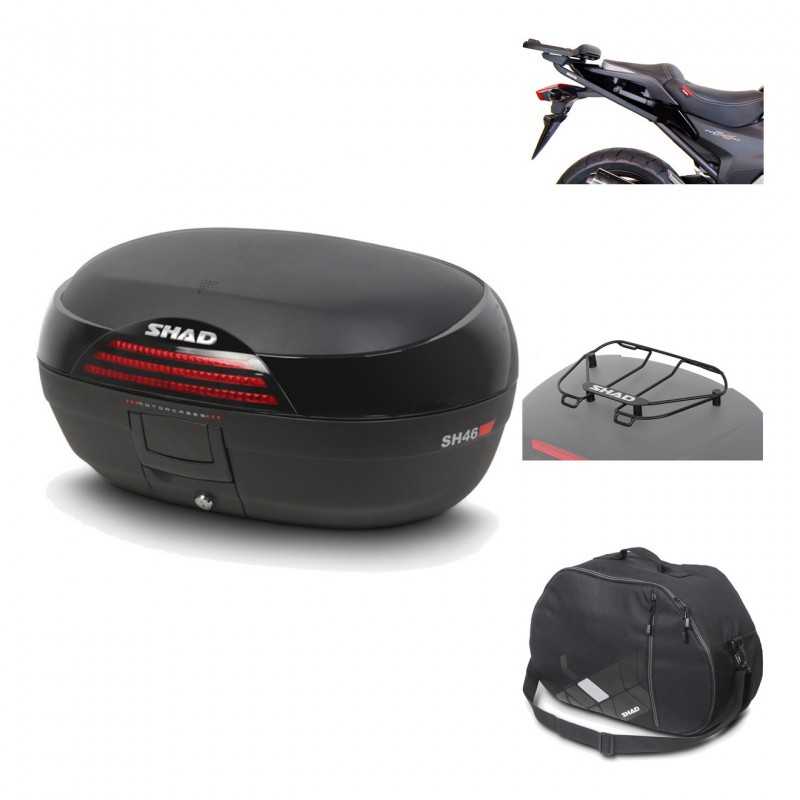 Rear trunk + mounting hardware + accessories  SH46 SH 46 NEW MODEL