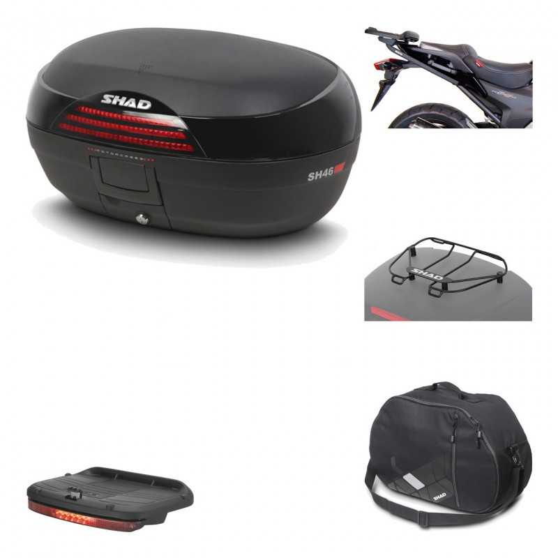 Rear trunk + mounting hardware + accessories  SH46 SH 46 NEW MODEL