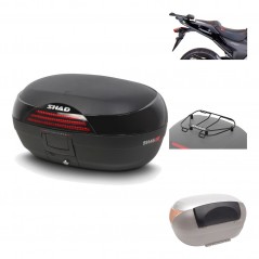 Rear trunk + mounting hardware + accessories  SH46 SH 46 NEW MODEL