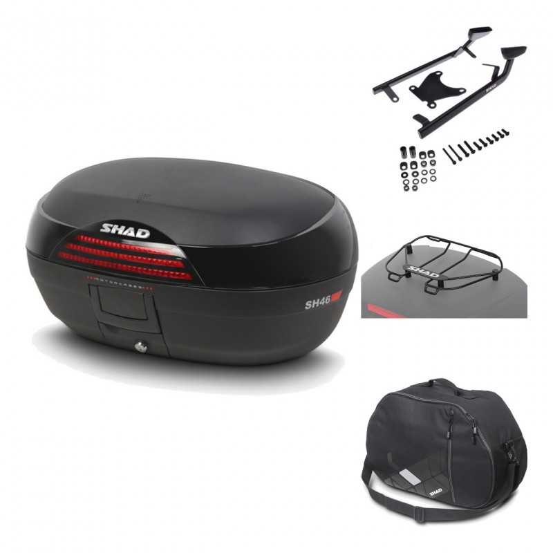Rear trunk + mounting hardware + accessories  SH46 SH 46 NEW MODEL