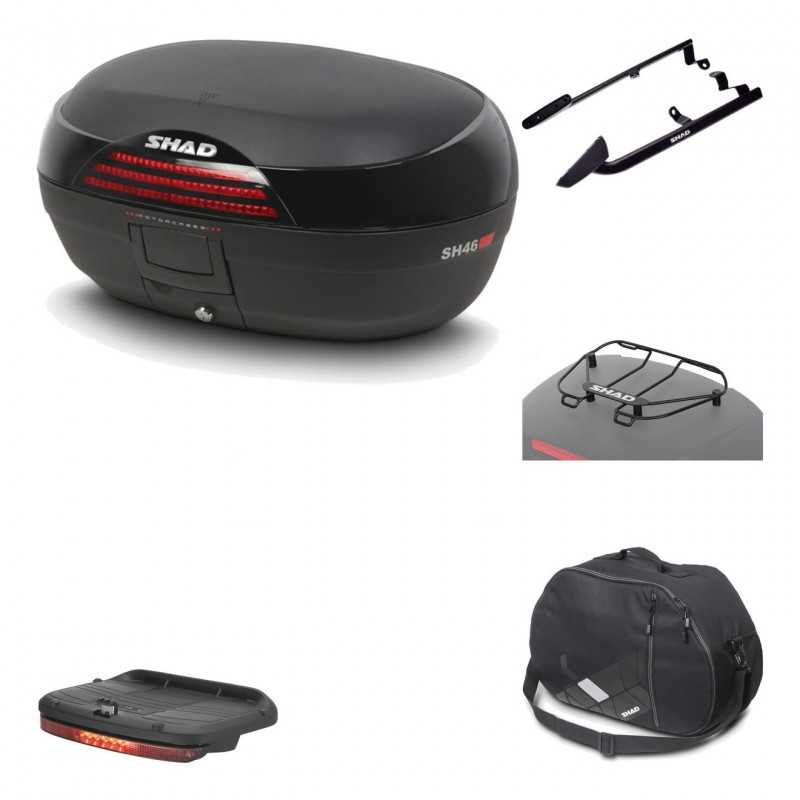 Rear trunk + mounting hardware + accessories  SH46 SH 46 NEW MODEL