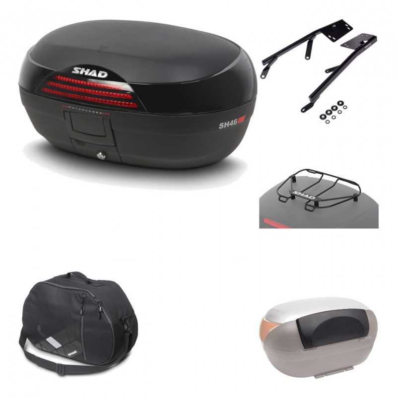 Rear trunk + mounting hardware + accessories  SH46 SH 46 NEW MODEL