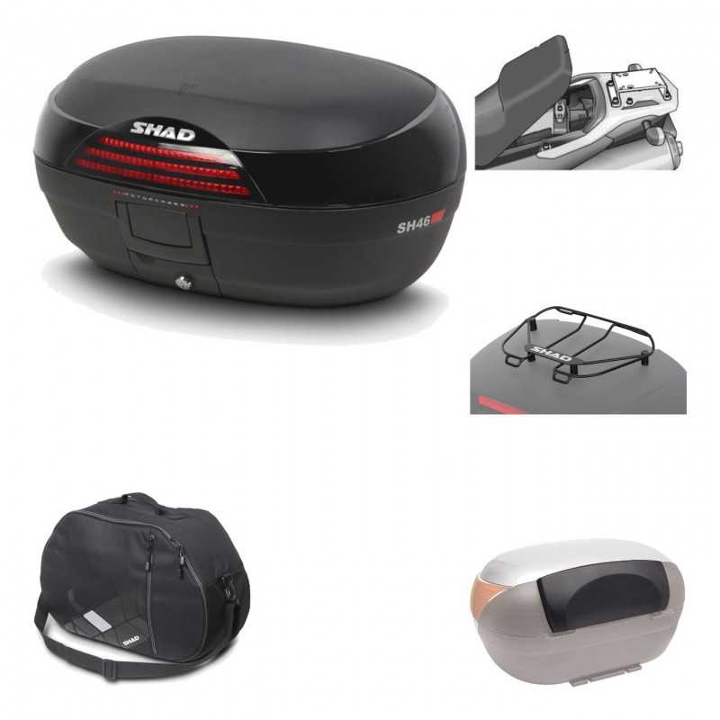 SHAD Baul trasero + herraje montaje accesorios SH46 SH 46 NEW MODEL KIT-183423