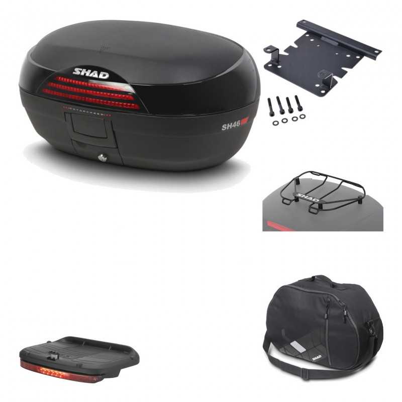 Rear trunk + mounting hardware + accessories  SH46 SH 46 NEW MODEL