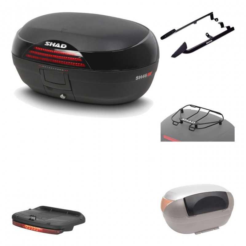 Rear trunk + mounting hardware + accessories  SH46 SH 46 NEW MODEL