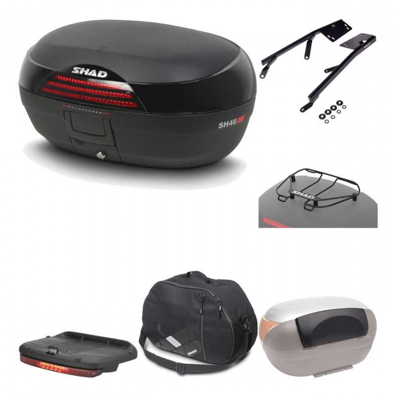 SHAD Baul trasero + herraje montaje accesorios SH46 SH 46 NEW MODEL KIT-183224