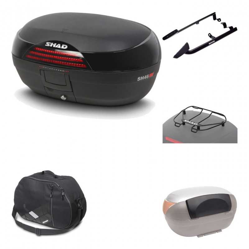 Rear trunk + mounting hardware + accessories  SH46 SH 46 NEW MODEL