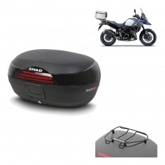SHAD Baul trasero + herraje montaje parrilla portabultos superior SH46 SH 46 NEW MODEL KIT-183425