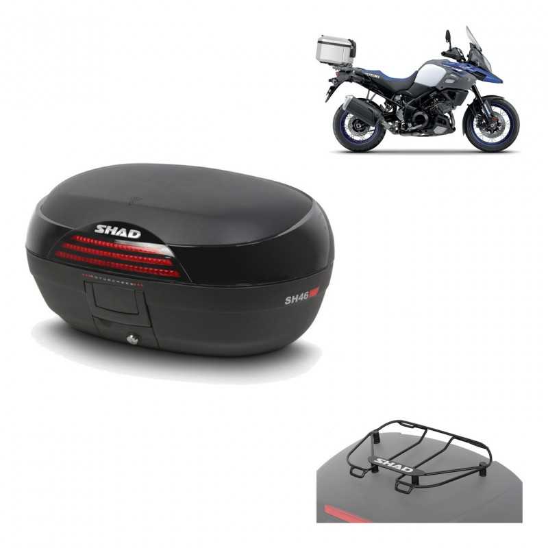SHAD Baul trasero + herraje montaje parrilla portabultos superior SH46 SH 46 NEW MODEL KIT-183425