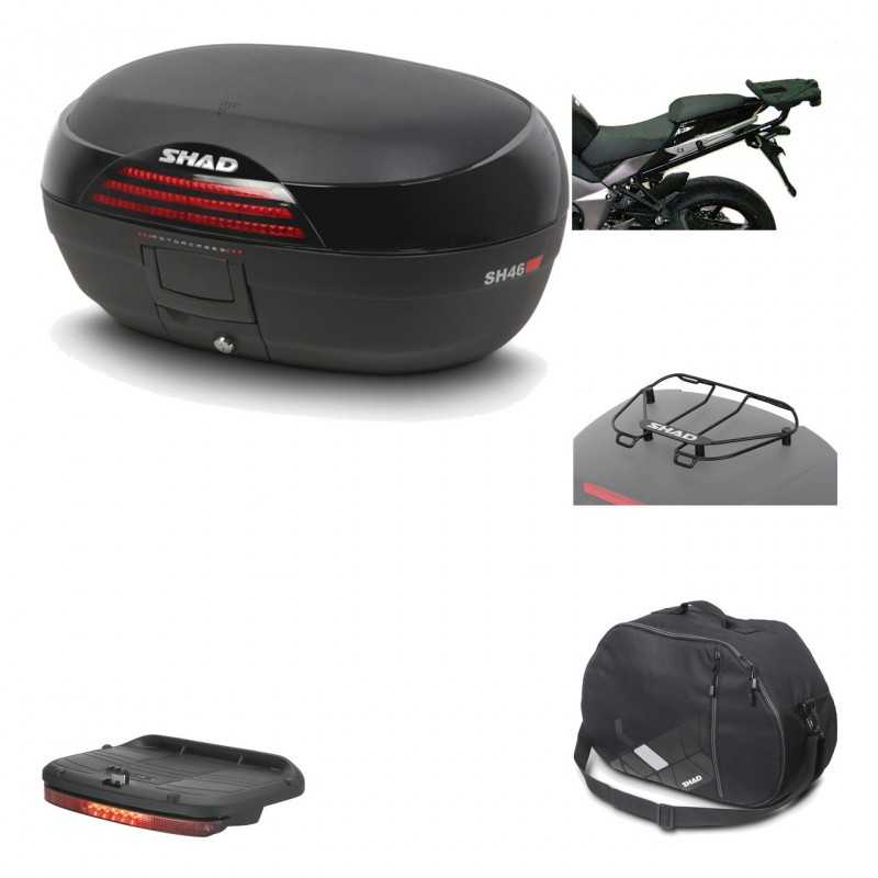 Rear trunk + mounting hardware + accessories  SH46 SH 46 NEW MODEL