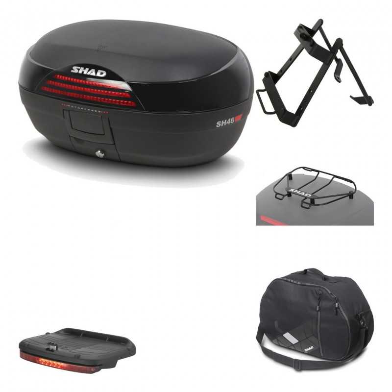 Rear trunk + mounting hardware + accessories  SH46 SH 46 NEW MODEL