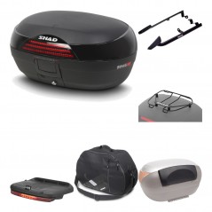 Rear trunk + mounting hardware + accessories  SH46 SH 46 NEW MODEL