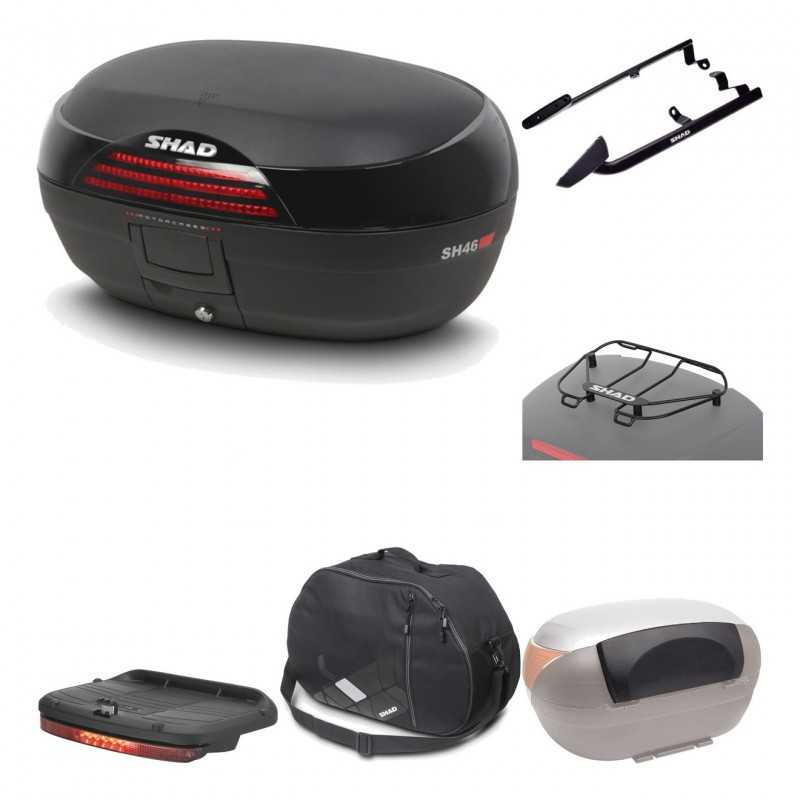 Rear trunk + mounting hardware + accessories  SH46 SH 46 NEW MODEL