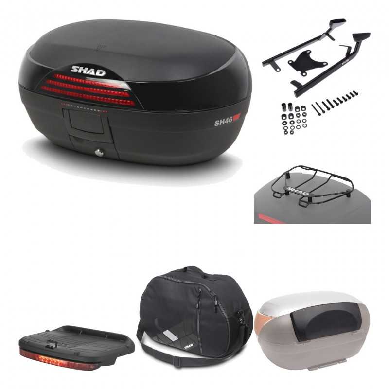 Rear trunk + mounting hardware + accessories  SH46 SH 46 NEW MODEL