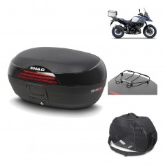 Rear trunk + mounting hardware + accessories  SH46 SH 46 NEW MODEL