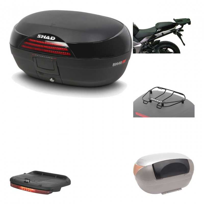 Rear trunk + mounting hardware + accessories  SH46 SH 46 NEW MODEL