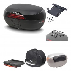 Rear trunk + mounting hardware + accessories  SH46 SH 46 NEW MODEL