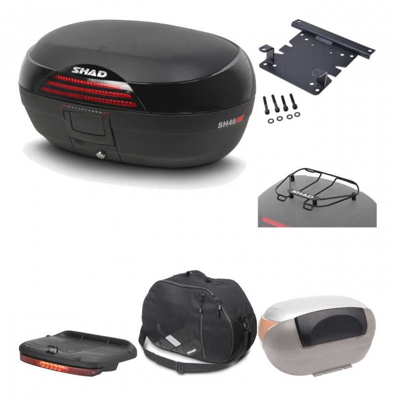 Rear trunk + mounting hardware + accessories  SH46 SH 46 NEW MODEL