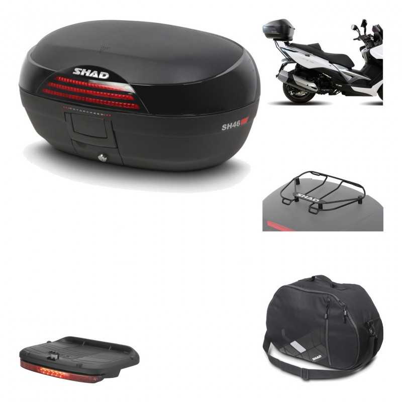Rear trunk + mounting hardware + accessories  SH46 SH 46 NEW MODEL