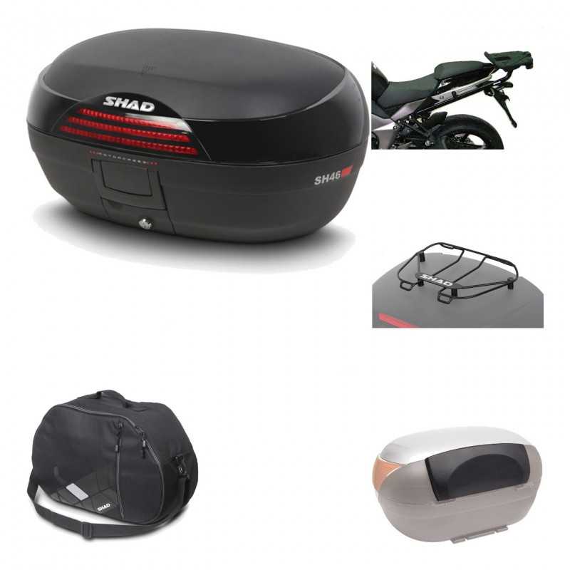 Rear trunk + mounting hardware + accessories  SH46 SH 46 NEW MODEL