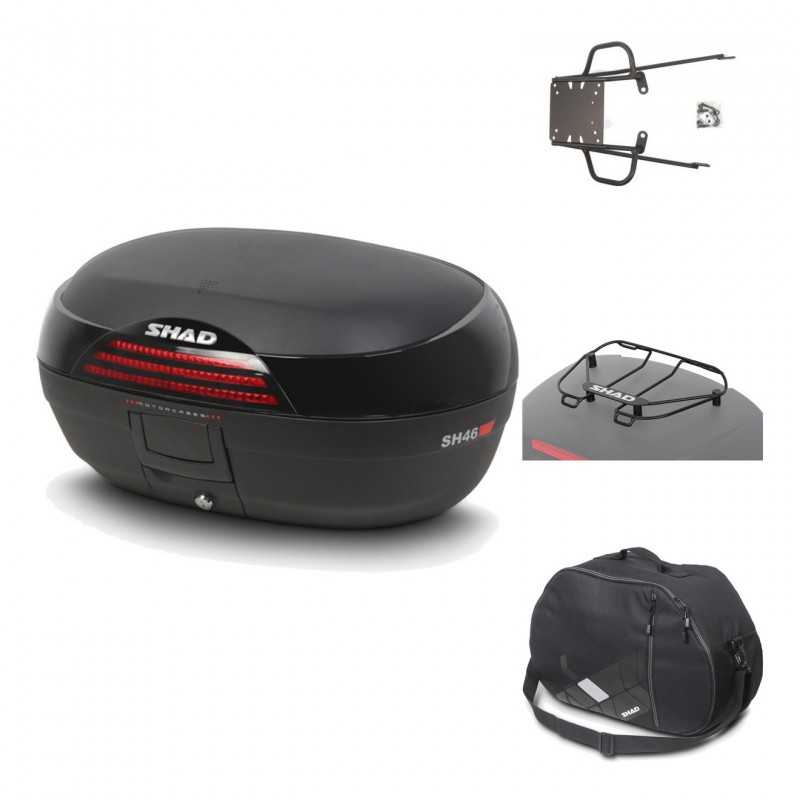 Rear trunk + mounting hardware + accessories  SH46 SH 46 NEW MODEL