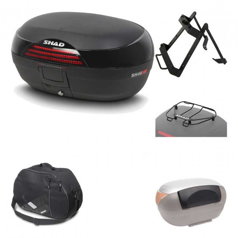 Rear trunk + mounting hardware + accessories  SH46 SH 46 NEW MODEL