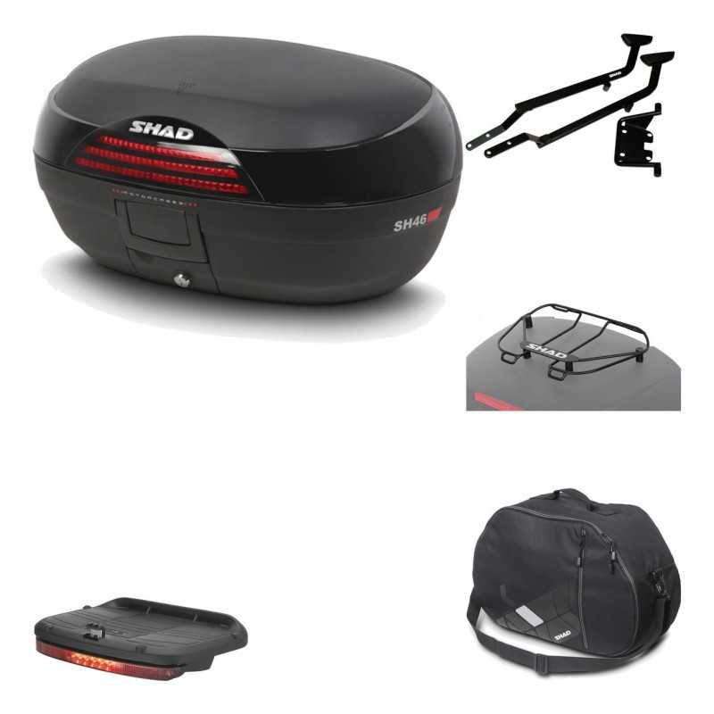 Rear trunk + mounting hardware + accessories  SH46 SH 46 NEW MODEL
