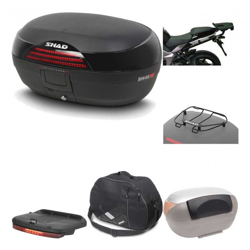 Rear trunk + mounting hardware + accessories  SH46 SH 46 NEW MODEL