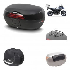 Rear trunk + mounting hardware + accessories  SH46 SH 46 NEW MODEL