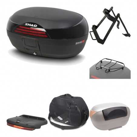 SHAD Baul trasero + herraje montaje accesorios SH46 SH 46 NEW MODEL KIT-183480