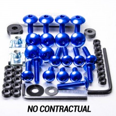 Kit bolts aluminum fairing  FDU036B Azul