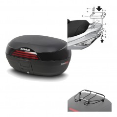 Back trunk + big top fitting + top grid rack  SH46 SH 46 NEW MODEL