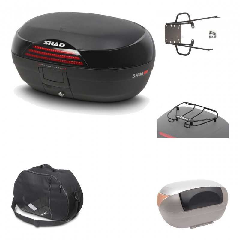 Rear trunk + mounting hardware + accessories  SH46 SH 46 NEW MODEL