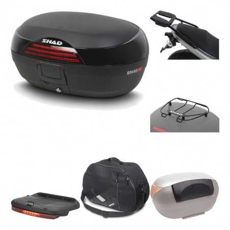 SHAD Baul trasero + herraje montaje accesorios SH46 SH 46 NEW MODEL KIT-183184