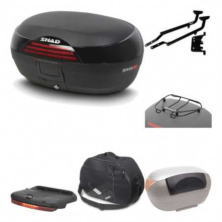 SHAD Baul trasero + herraje montaje accesorios SH46 SH 46 NEW MODEL KIT-183584