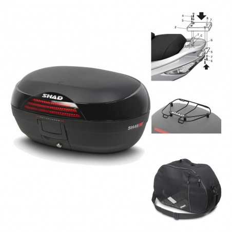 SHAD Baul trasero + herraje montaje accesorios SH46 SH 46 NEW MODEL KIT-183235