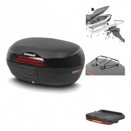 SHAD Baul trasero + herraje montaje accesorios SH46 SH 46 NEW MODEL KIT-183186