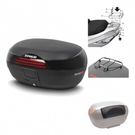 SHAD Baul trasero + herraje montaje accesorios SH46 SH 46 NEW MODEL KIT-183237